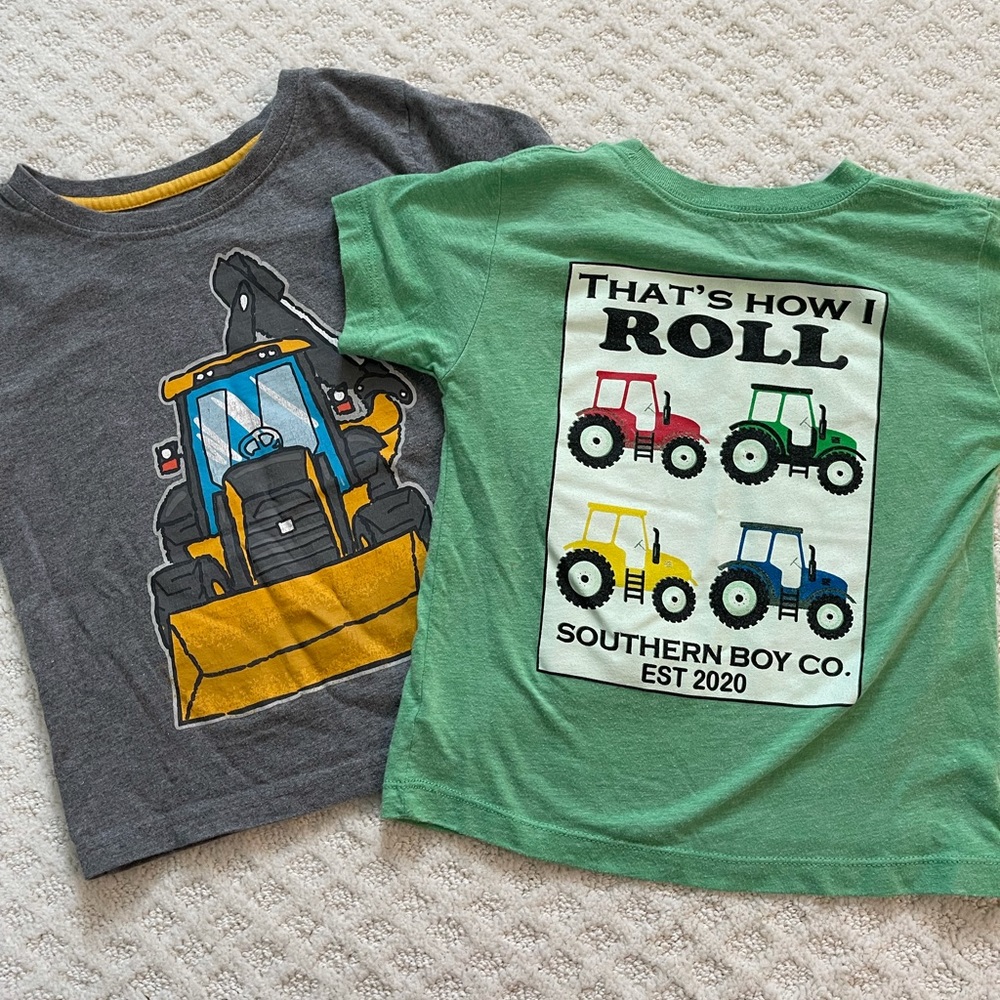 Boys tractor shirt bundle